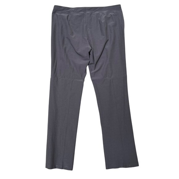 Eileen Fisher Womens Gray Knit Pull On Straight Leg Stretch‎ Pants Viscose Sz LT - Picture 6 of 9